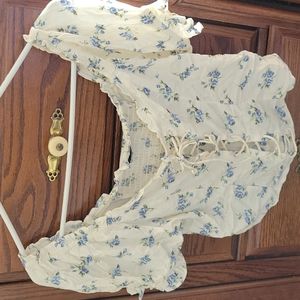 Off the shoulder crop top